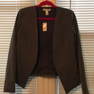 White House Black Market LS Open Front Blazer